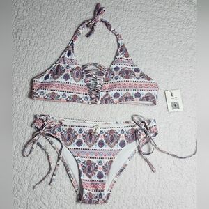 Cupshe Colorful Paisley Bikini Set Size Large
